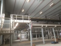 Lager-Stahlbau-Bühne,Tragkraft 500kg/m², Lagersystem,gebraucht