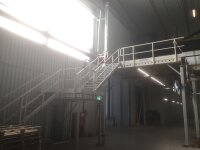 Lager-Stahlbau-Bühne,Tragkraft 500kg/m², Lagersystem,gebraucht