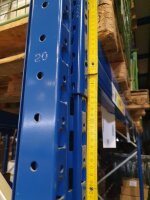 Palettenregal Torri, Lagertechnik, Lagersystem, Hochregal, Schwerlastregal, gebraucht