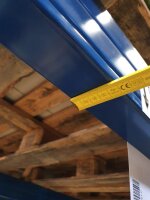 Palettenregal Torri, Lagertechnik, Lagersystem, Hochregal, Schwerlastregal, gebraucht