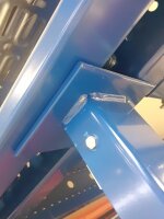 Palettenregal Torri, Lagertechnik, Lagersystem, Hochregal, Schwerlastregal, gebraucht