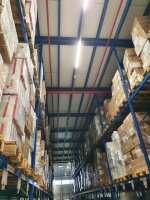 Palettenregal Torri, Lagertechnik, Lagersystem, Hochregal, Schwerlastregal, gebraucht