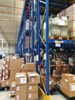 Palettenregal Torri, Lagertechnik, Lagersystem, Hochregal, Schwerlastregal, gebraucht