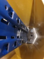 Palettenregal Torri, Lagertechnik, Lagersystem, Hochregal, Schwerlastregal, gebraucht