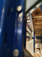 Palettenregal Torri, Lagertechnik, Lagersystem, Hochregal, Schwerlastregal, gebraucht