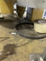 Kartonumreifer, automatisch, Fa. Bang, mit großer Kanalöffnung,  – gebraucht