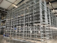 Große Fachbodenregalanlage, 3 Ebenen / Stockwerke,...