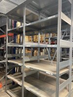 Große Fachbodenregalanlage, 3 Ebenen / Stockwerke, Berger,gebraucht