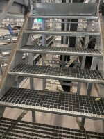 Große Fachbodenregalanlage, 3 Ebenen / Stockwerke, Berger,gebraucht