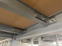 Große Fachbodenregalanlage, 3 Ebenen / Stockwerke, Berger,gebraucht