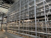 Große Fachbodenregalanlage, 3 Ebenen / Stockwerke, Berger,gebraucht