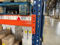 Palettenregal Berger , Lagertechnik, Tragkraft 500kg/m², Hochregal, Schwerlastregal, gebraucht