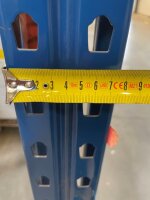 Palettenregal Berger , Lagertechnik, Tragkraft 500kg/m², Hochregal, Schwerlastregal, gebraucht